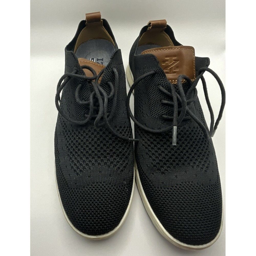 IZOD Breeze‎ Oxford Casual Shoes for Men, Memory Foam Canvas BLACK